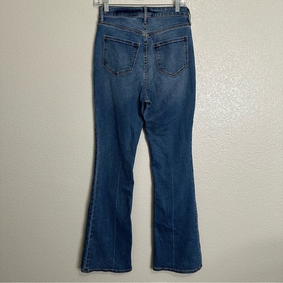 Old Navy Higher High-Rise Flare Medium Wash Mary Kate Jeans, Size 4 - Picture 4 of 10